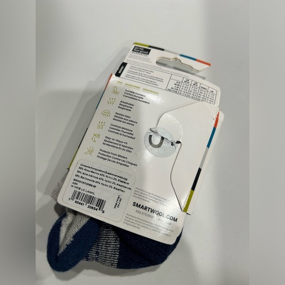 Smartwool Women's Hike Light Cushion Unisex Low Ankle Socks Ash NWT - Picture 5 of 6